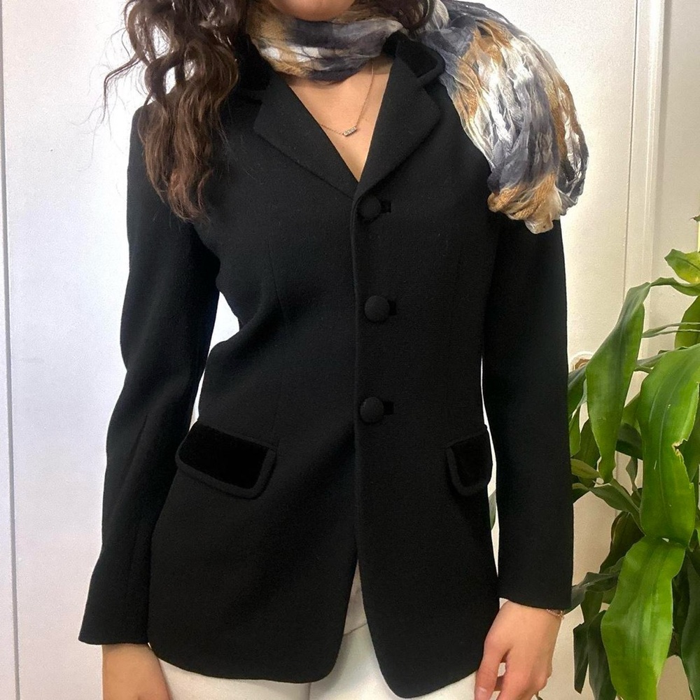 Liz Claiborne Vintage Blazer Black Size US 4